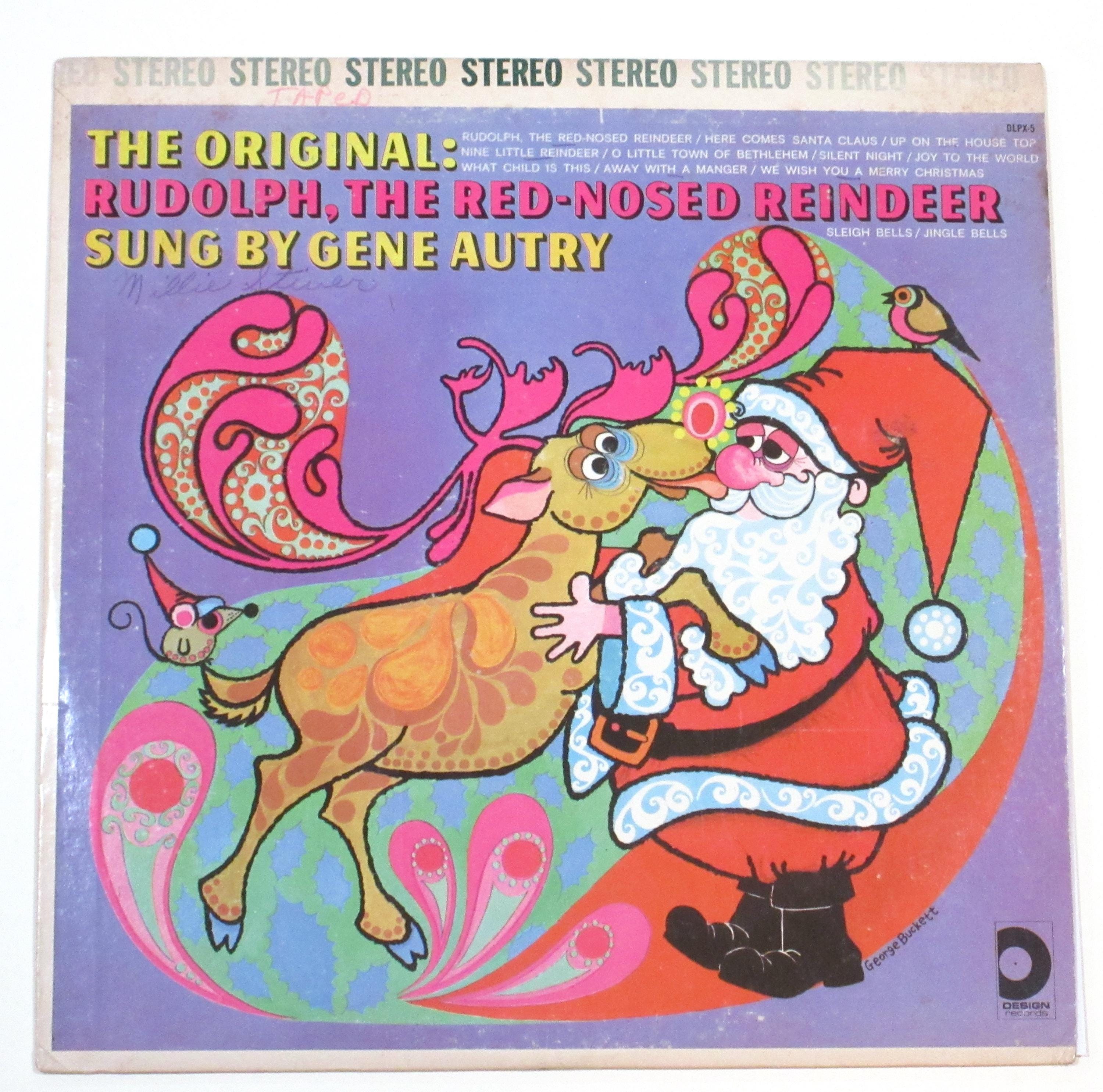 Christmas Gene Autry Vinyl Original Rudolph Hit W Chat Between