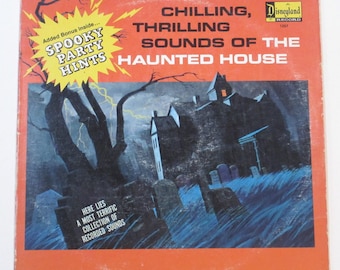 Halloween vinyl Chilling Thrilling Haunted House, Alfred Hitchcock Ghost Stories, Ghostly Sounds, or Disney Trick or Treat, your choice