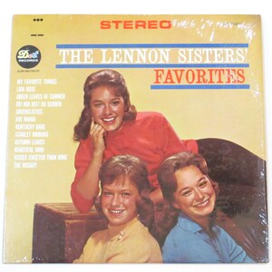 Lennon Sisters vinyl Favorites, Christmas, or Twelve Great Hits, your choice, Lawrence Welk Show 1950s 60s harmony Dianne Peggy Kathy Janet