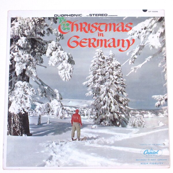 Christmas in Germany vinyl or Werner Müller O Tannenbaum, or Gunter Kallmann Chorus, or Hugo Distler Christmas Story opus, 1950s 1960s 1970s