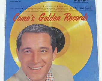 Perry Como vinyl best hits Golden Records 1950s, or &#39;70s This Is Perry Como 2 records, or Pure Gold, or A Legendary Performer collections
