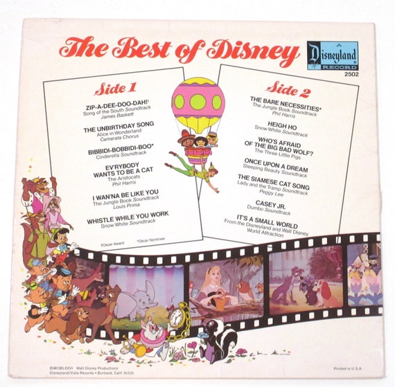 Walt Disney's Happiest Songs レコード VINTAGE Walt Disney's Happiest Songs Collector's LP Record