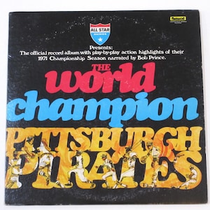 Baseball vinyl Pittsburgh Pirates Oakland A&#39;s or MLB Action History with booklet, or Detroit Tigers Denny McLain at the Organ, your choice