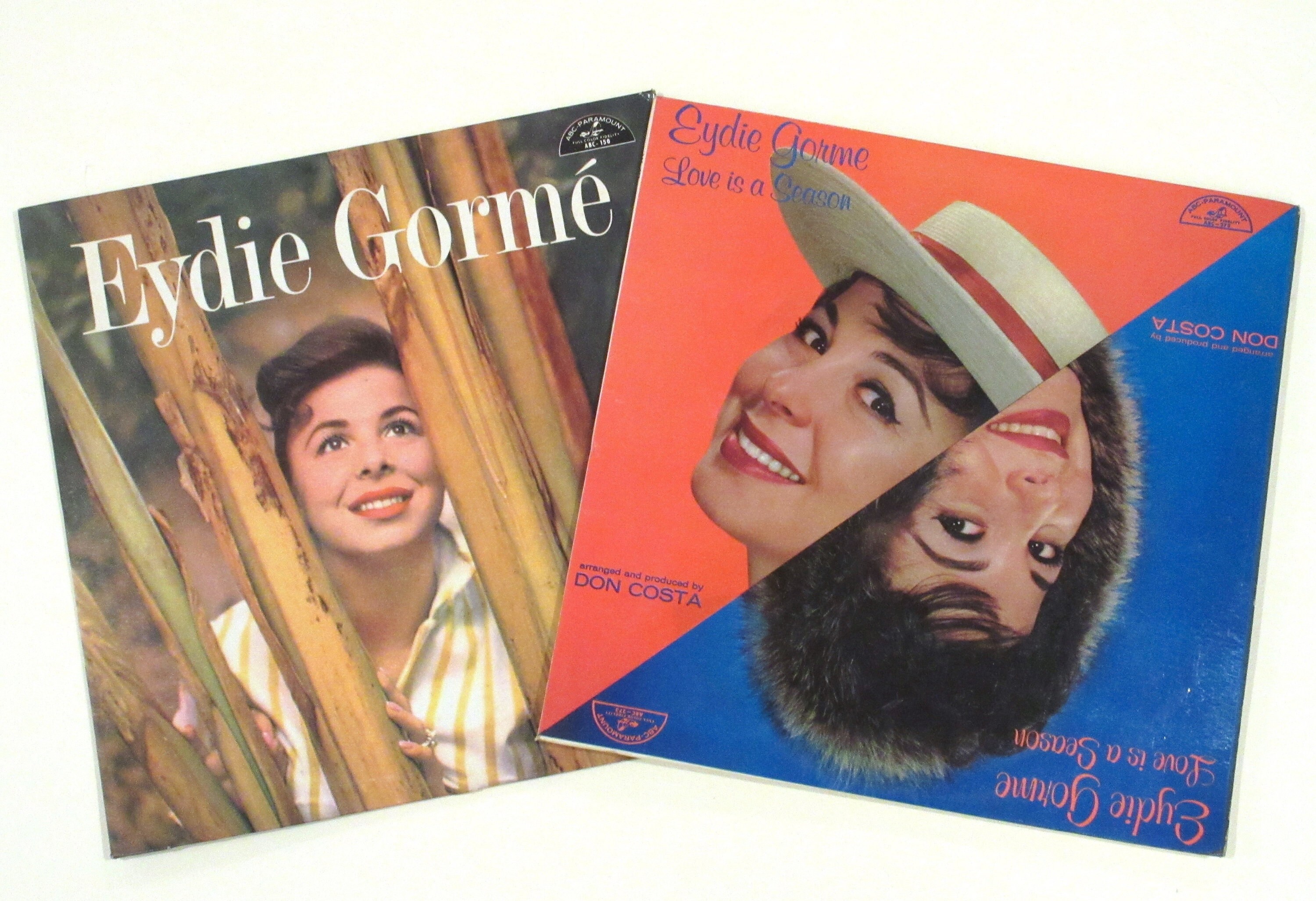 Eydie Gorme vinyl 1950s debut album, Love Is a Season, Show Stoppers, Swings the Blues, Dixieland, choice of records, cleaned to sound new
