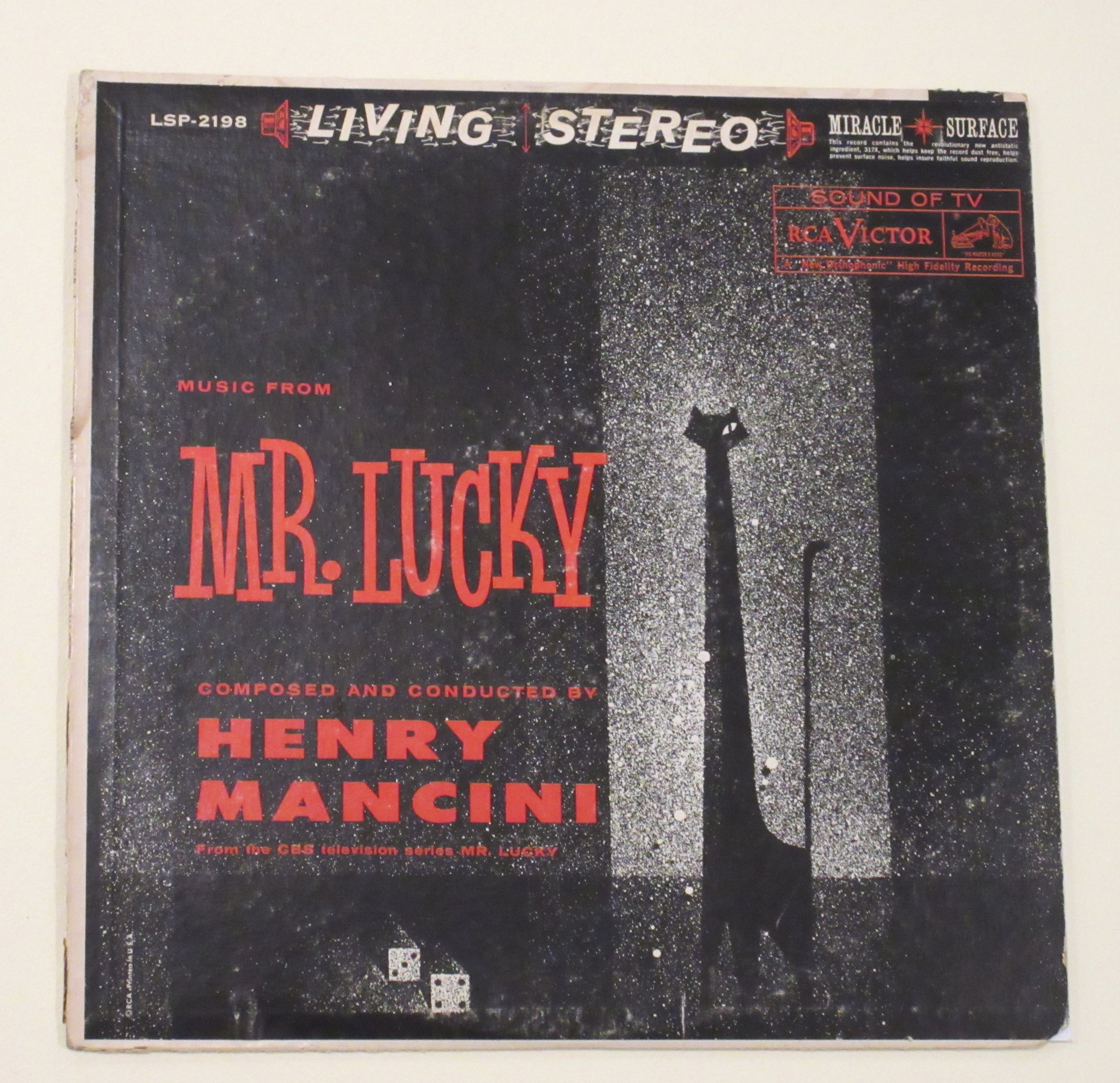 Mancini Vinyl Mr Lucky or Goes Latin 1950s Jazz TV Soundtrack