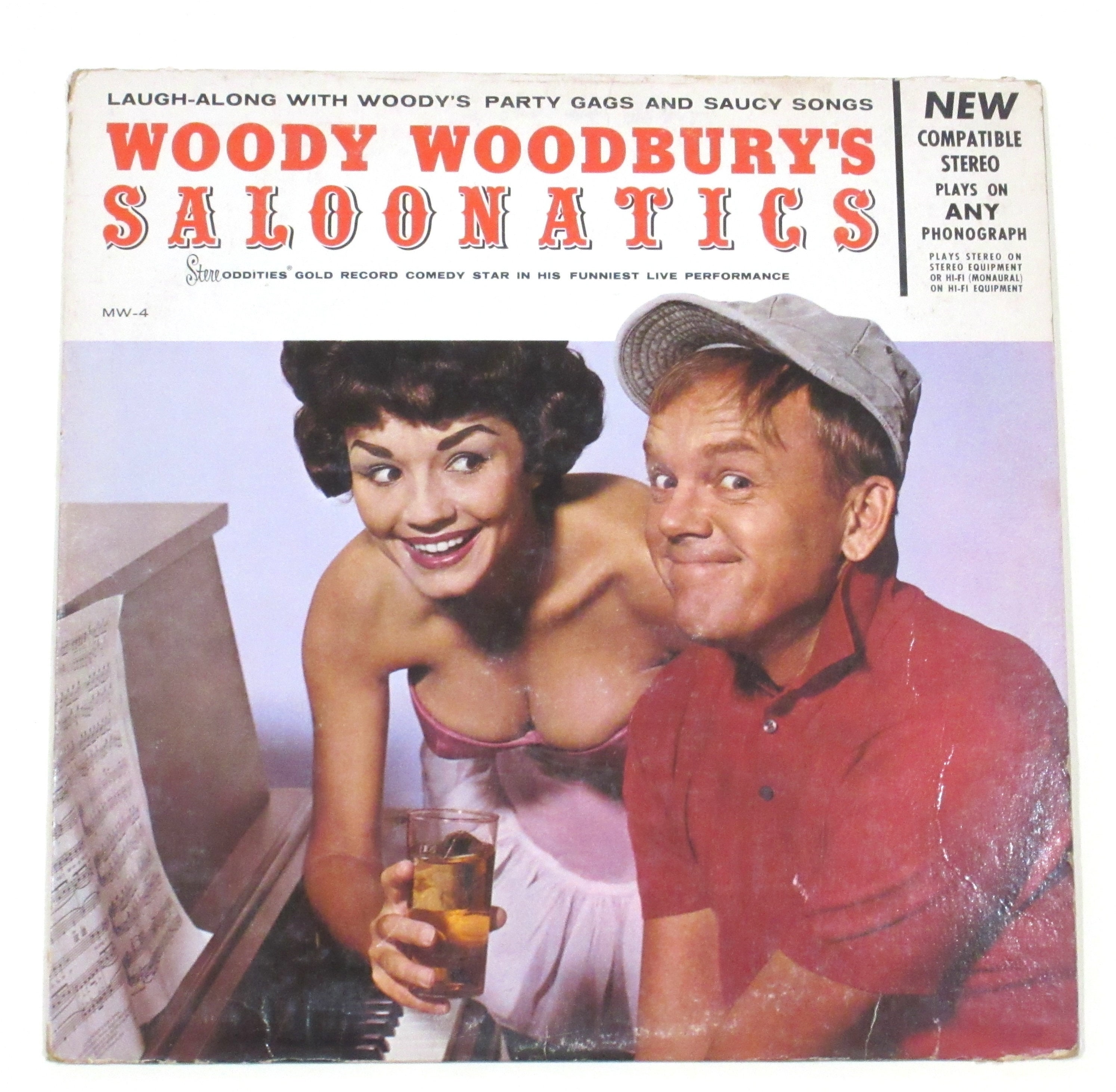 Woody Woodbury Vinyl Adult Comedy 1960s Ft Lauderdale Nightclub