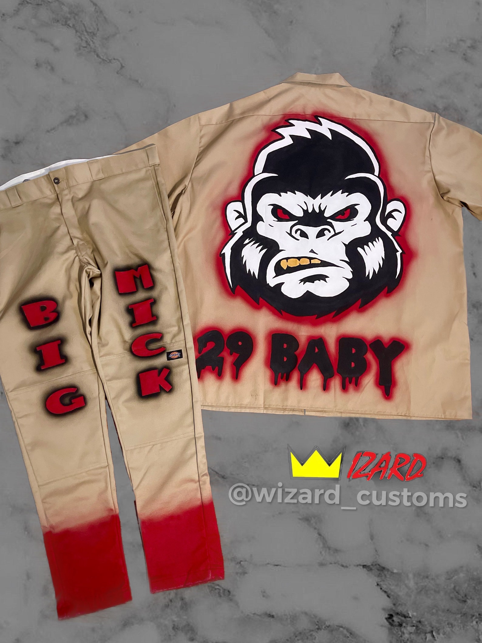 Custom Dickie Suit Etsy