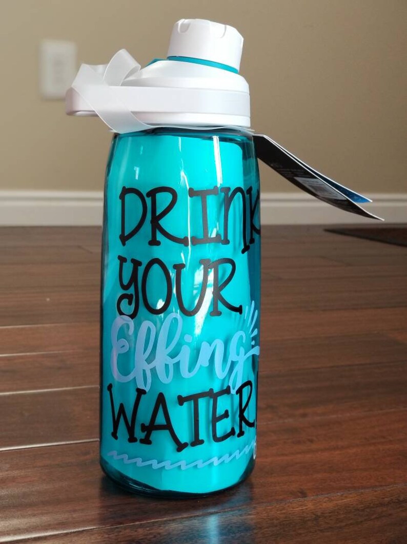 Water Bottle With Timed Tracker 34 Oz Etsy