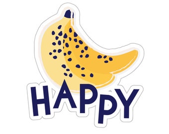 Happy Banana Sticker