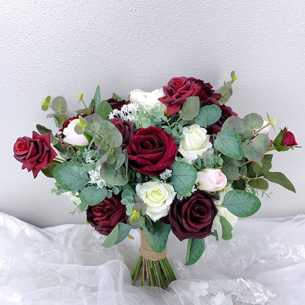 Rose Bridal Bouquet Etsy