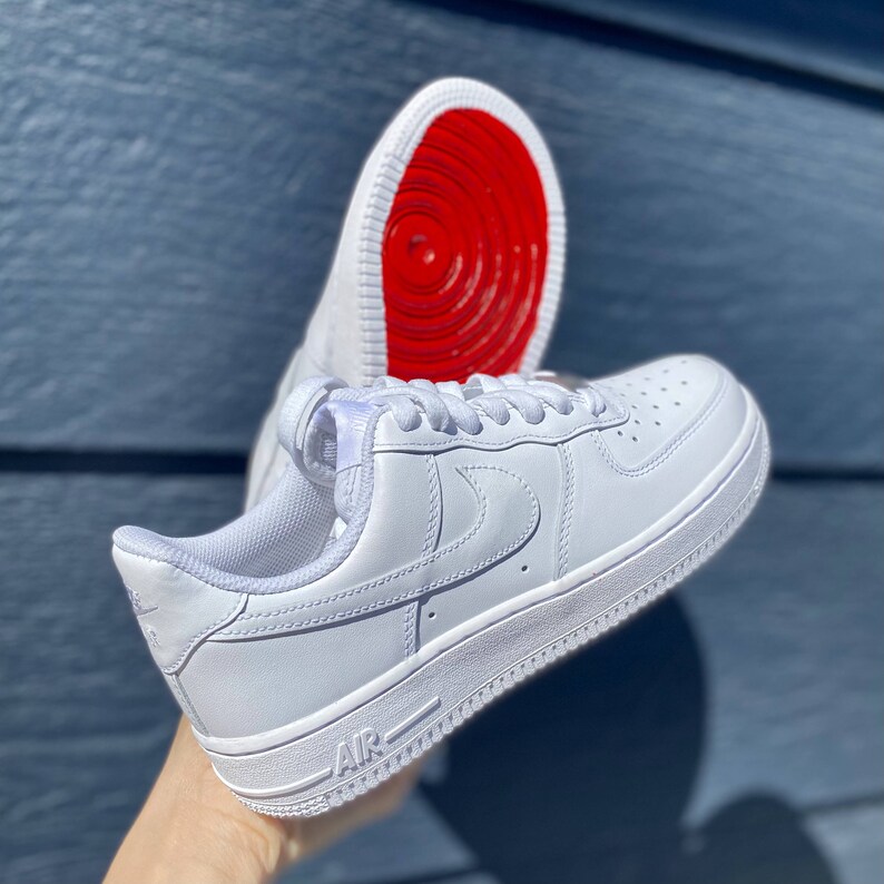 red bottoms air force ones