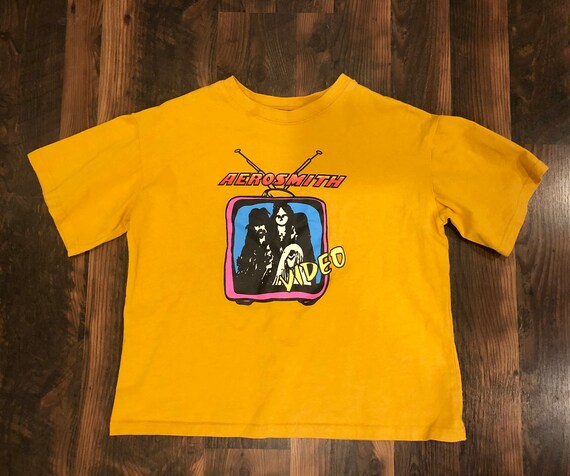 vintage aerosmith t shirt women's