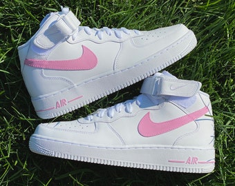 high top air force ones pink