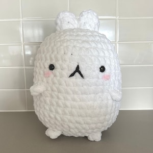 Crochet Large Molang, amigurumi molang, kawaii toys, handmade, anime