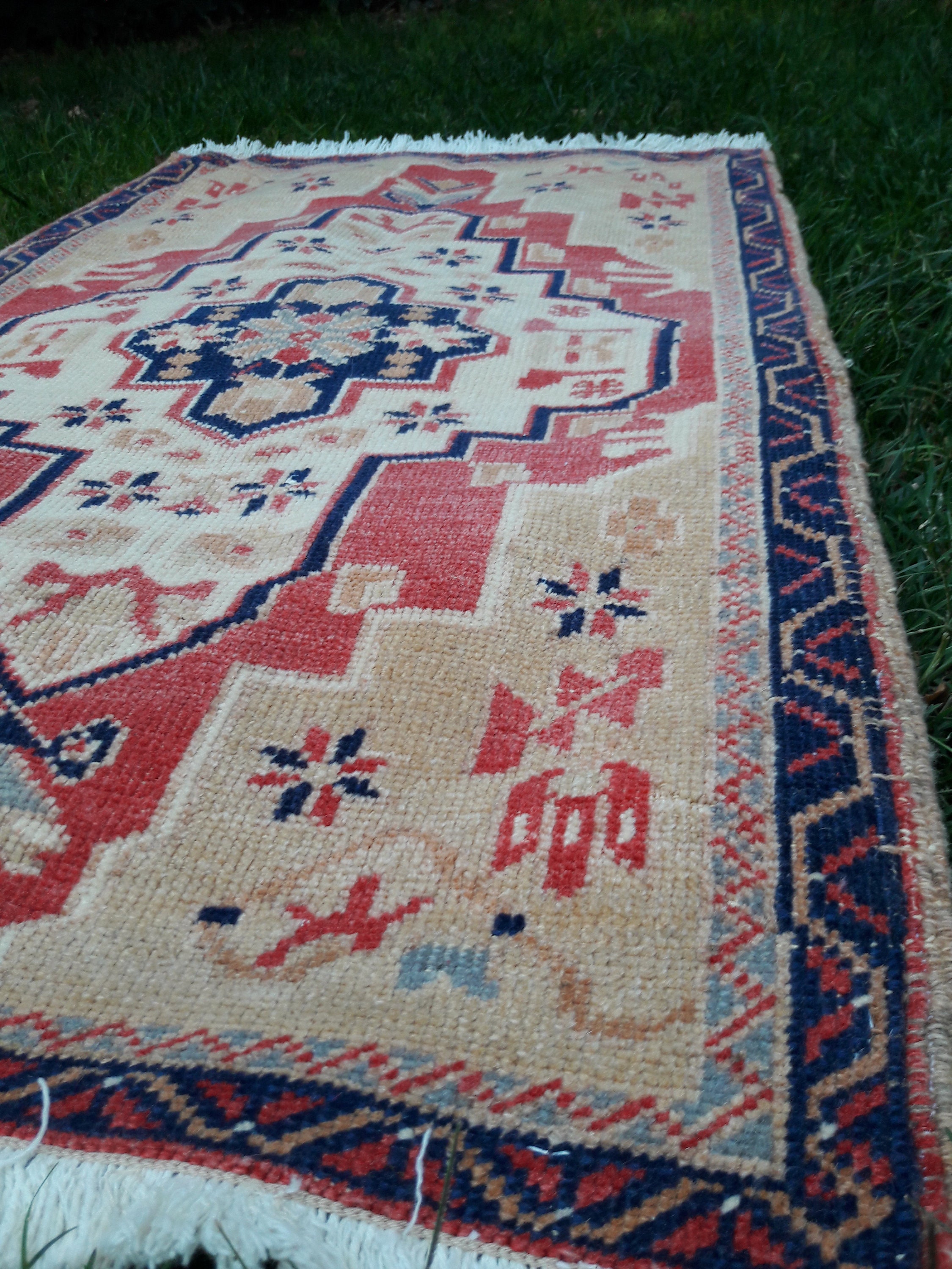 Handmade Turkish Rug/ Anatolian Small Rugs/ Turkish Rugs/ Etsy