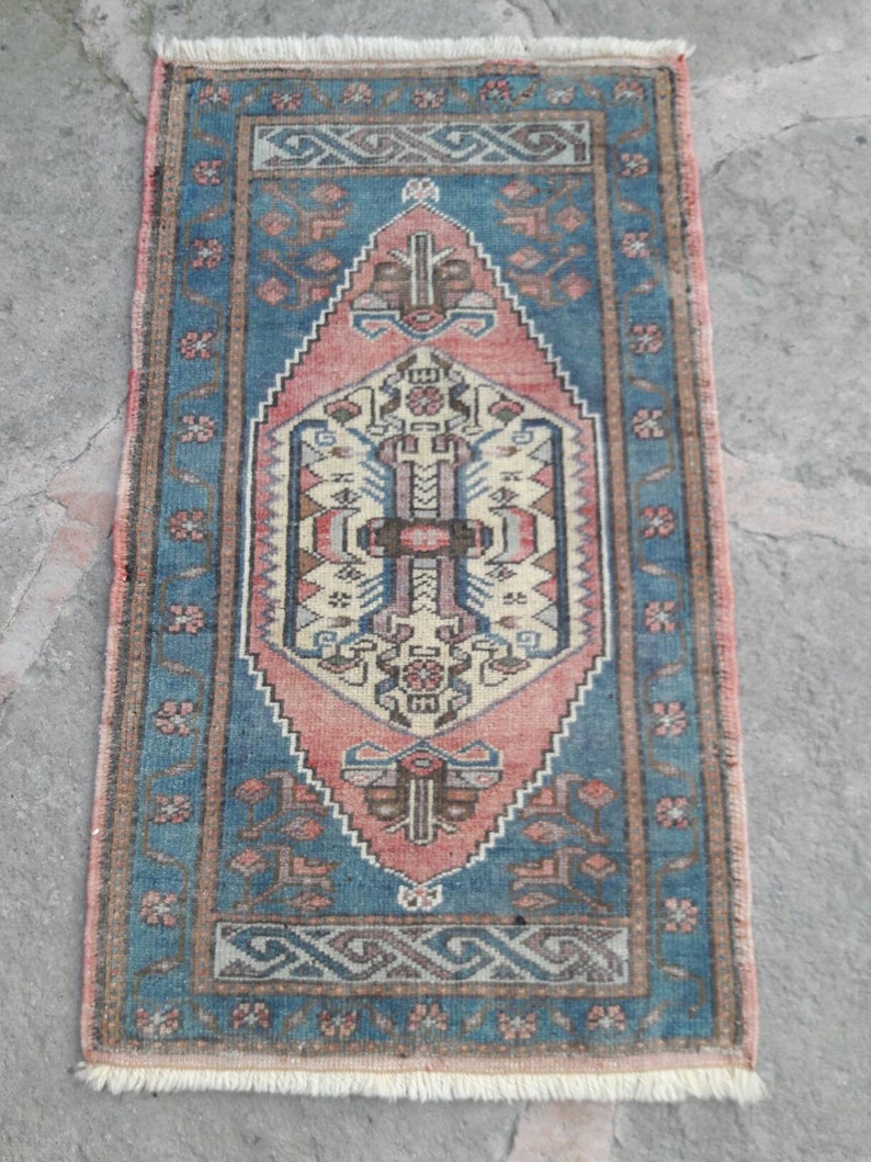 1/'9x3/'1 mini handwoven rugs vintage mini rug small rugs turkish mini rugs oushak mini rug anatolian mini rug decorative rugs orienta