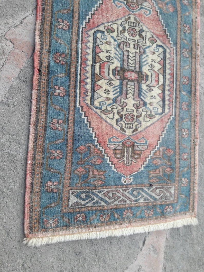 1/'9x3/'1 mini handwoven rugs vintage mini rug small rugs turkish mini rugs oushak mini rug anatolian mini rug decorative rugs orienta
