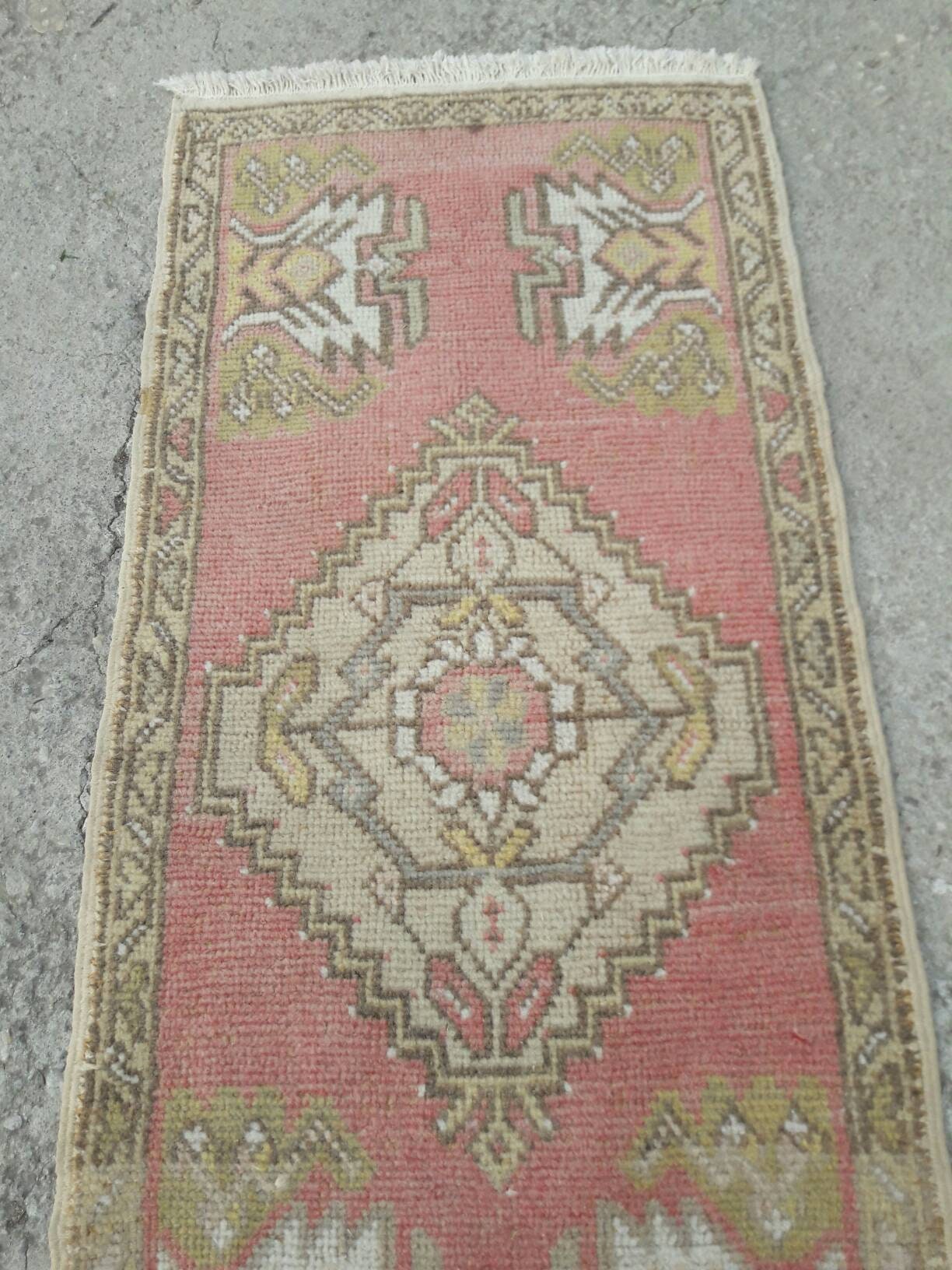 1'8x3'7/ Mini Rugs/ Vintage Mini Rug/ Anatolian Etsy UK