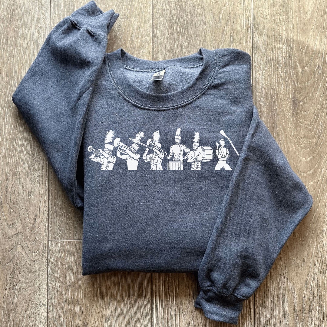Marching Band Sweatshirt, Unisex High School Band Shirt, Color Guard