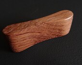 EDC Bubinga Wood-Henge Creation (piece 3) made from Bubinga. An Every Day Carry art piece you use like a worrystone or fidget piece.