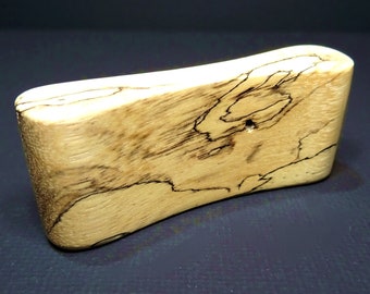 A great example of  spalted Tamarind wood is now a  Wood-Henge Creation!  EDC, functional art piece you use to calm, relax and fidget with.