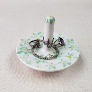 Ceramic Jewelry Stand  Jewelry Holder  Ceramic Ring and Bracelet Holder  Ring Stand