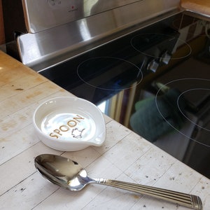 Spoon Rest  Spoon Holder  Kitchen Spoon Rest Spoon Drip Rest Ceramic Spoon Rest