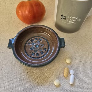 Keramik Pillenschale Pillenschale Pillenbox Vitaminschale Medikamente Spender Ihre Meds Dish Keramik Pillenschale