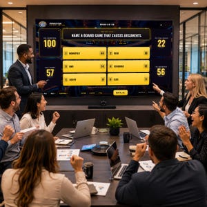 friendly feud game night corporate team building office game