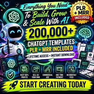 ChatGPT guide included with AI business resources and templates