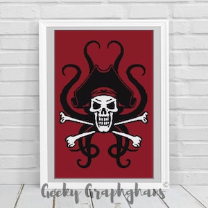 Kracken Pirate Crochet Graphghan Pattern