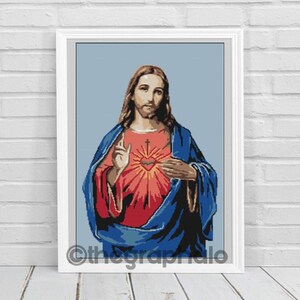 Jesus Kristus Frälsaren Grafiskt mönster