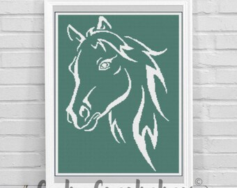 Horse Crochet Graphghan Pattern