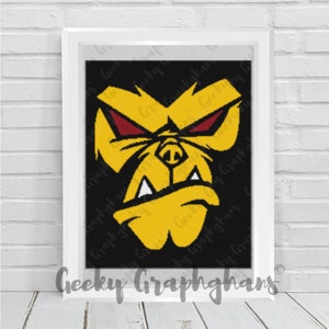 Angry Gorilla Crochet Graphghan Pattern
