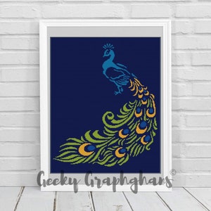 Peacock Crochet Graphghan Pattern