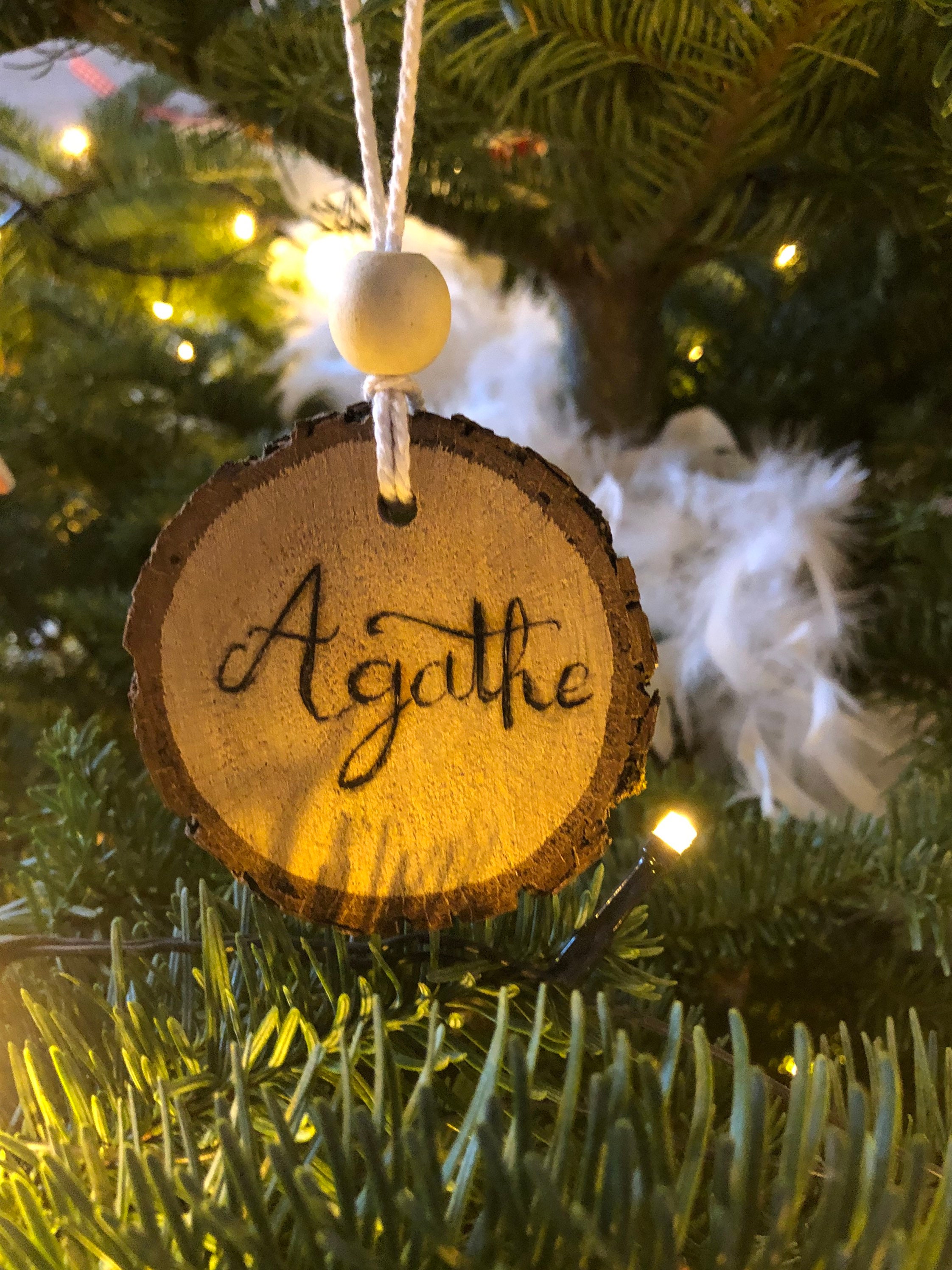 Ornement de Sapin Personnalisable