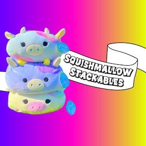 Squishmallow Stackables 12 inch | Soft Pillow Plush | Stackable Plush Decor