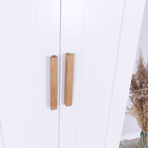 Handle for Ikea Brimnes wardrobe High-quality furniture handle made of oak wood