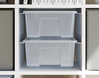 Ikea Kallax Cajas Organizadoras Con Tapa Ikea Ikea Cajas Plastico