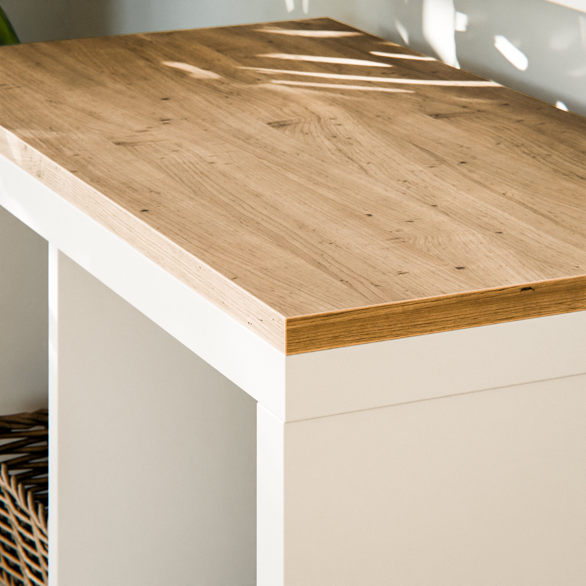 Wooden board for Ikea Kallax shelf 2, 3 & 4- oak top plate, wooden board for cube shelf