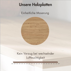 Wooden panel for Ikea Trones 1, 2 or 3 side by side - oak - top panel, wooden board for shoe cabinet image 8