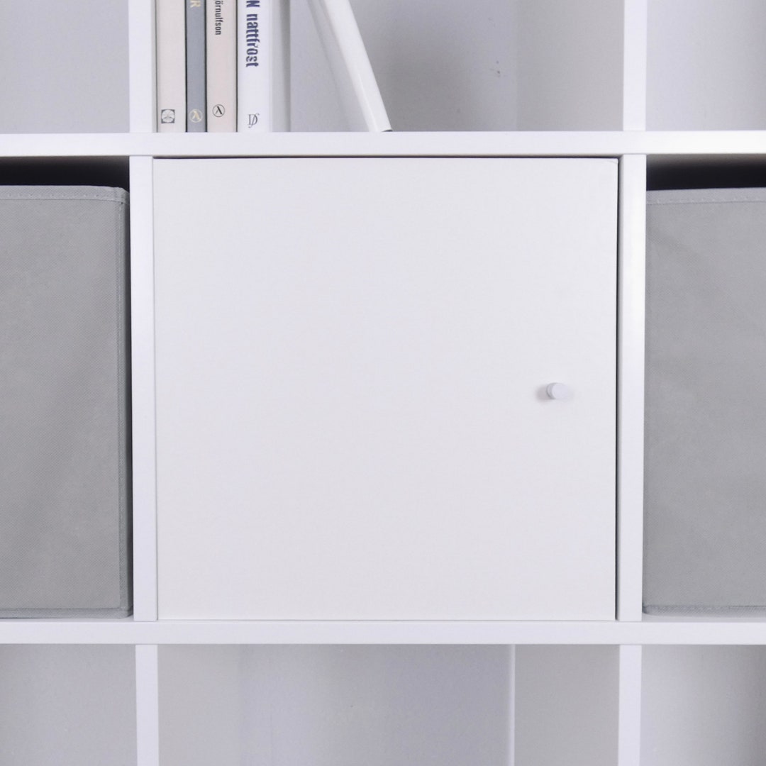 Door for IKEA Kallax Shelf in White, Compartment Insert, Shelf Insert