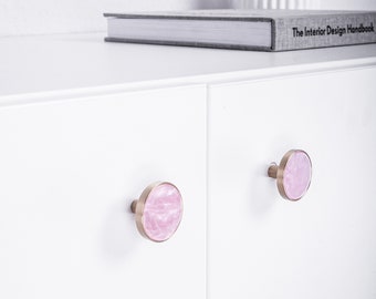 Furniture knob handle suitable for Ikea furniture pink sapphire