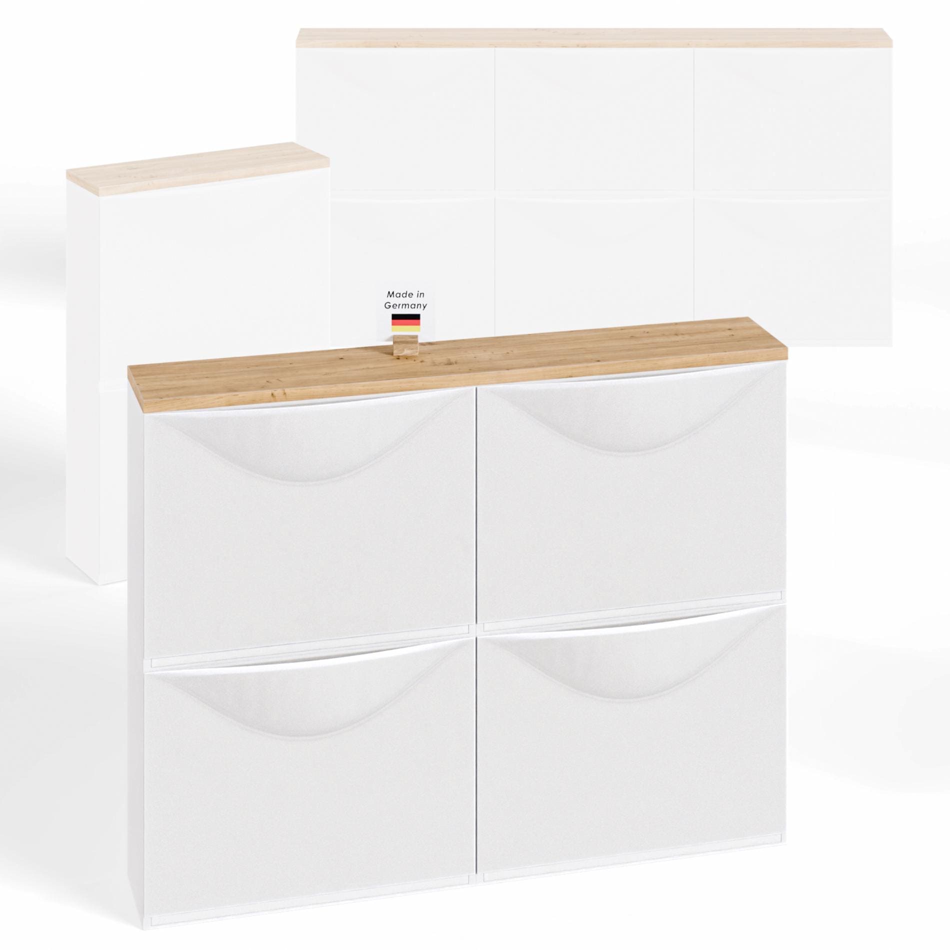 Wooden Panel for 2 Ikea Trones Shoe Cabinets, Oak - Top Panel