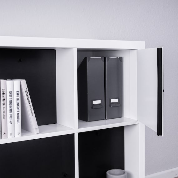 Ikea Kallax Door Or Back Panel In Black, Ikea Expedit Bookcase 5×5 Dimensions