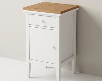 Holzplatte für IKEA Gullaberg Ablagetisch 38 x 40 cm, Deckplatte im Stil Artisan Eiche für Nachttisch
