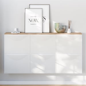Wooden panel for Ikea Trones 1, 2 or 3 side by side - oak - top panel, wooden board for shoe cabinet image 10