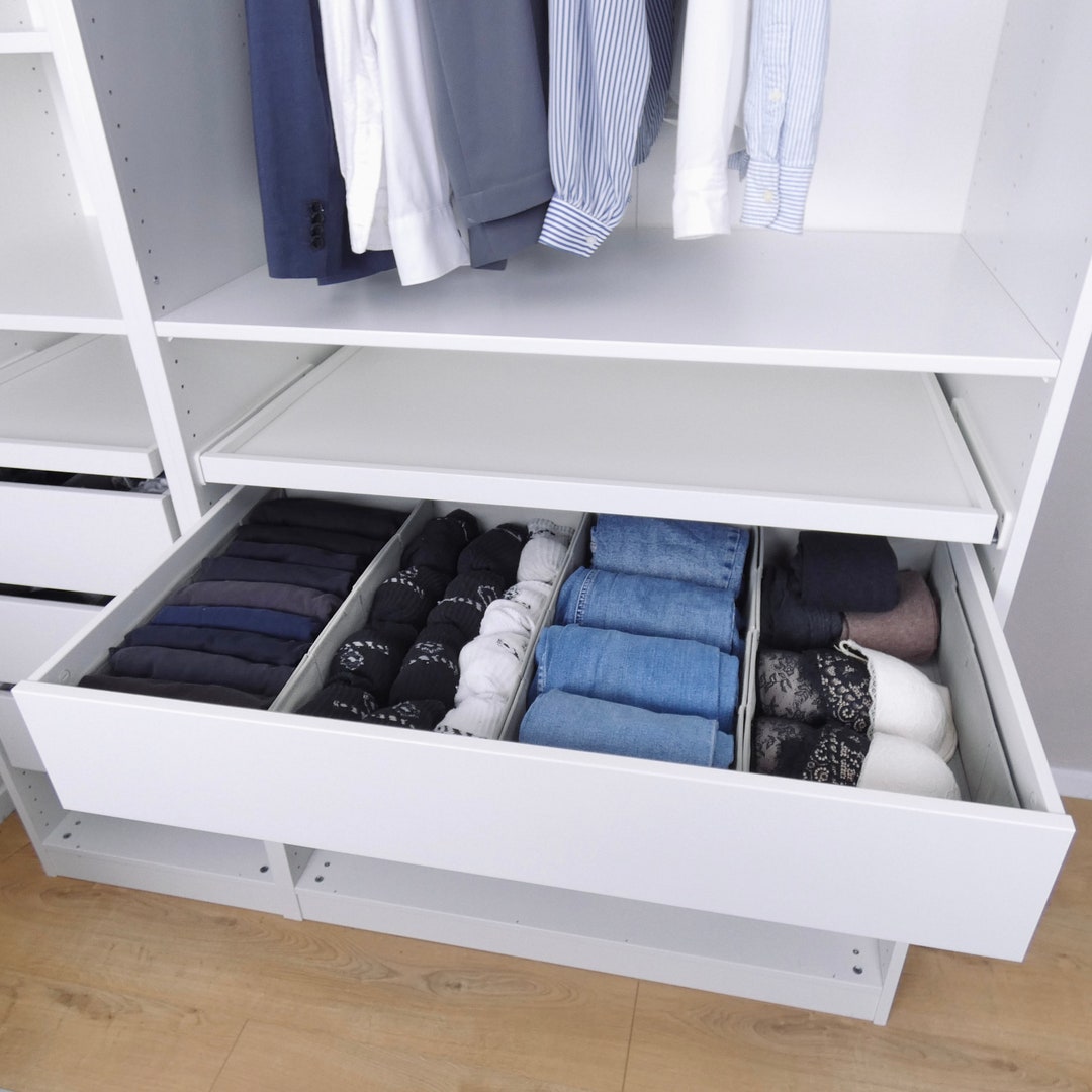 Organizer für PAX Schublade, Boxen für IKEA Kleiderschrank, Schubkasten