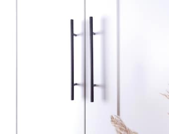 Handle for Ikea Brimnes wardrobe High-quality furniture handle made of aluminum black matt