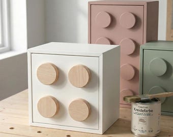 Wooden discs for IKEA EKET Hack - Ø 10 x 2 cm beech discs, tiles for building block look